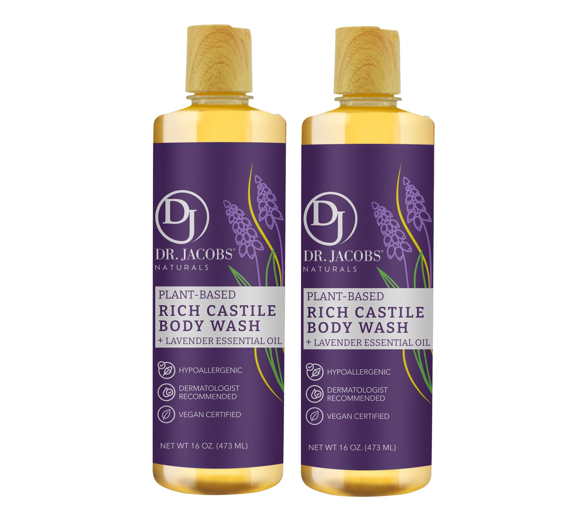 Dr. Jacobs Naturals, Lavender Castile Body Wash