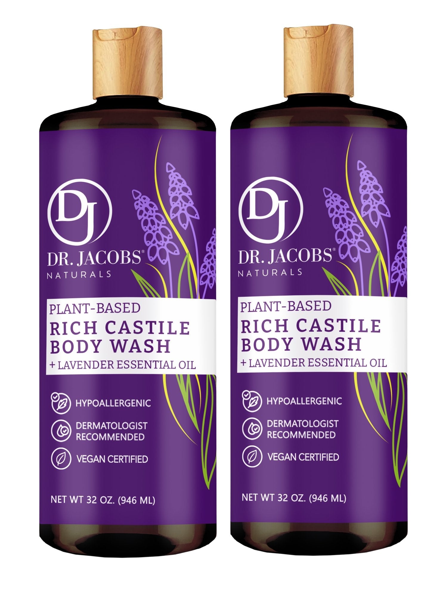 Dr. Jacobs Naturals, Lavender Castile Body Wash