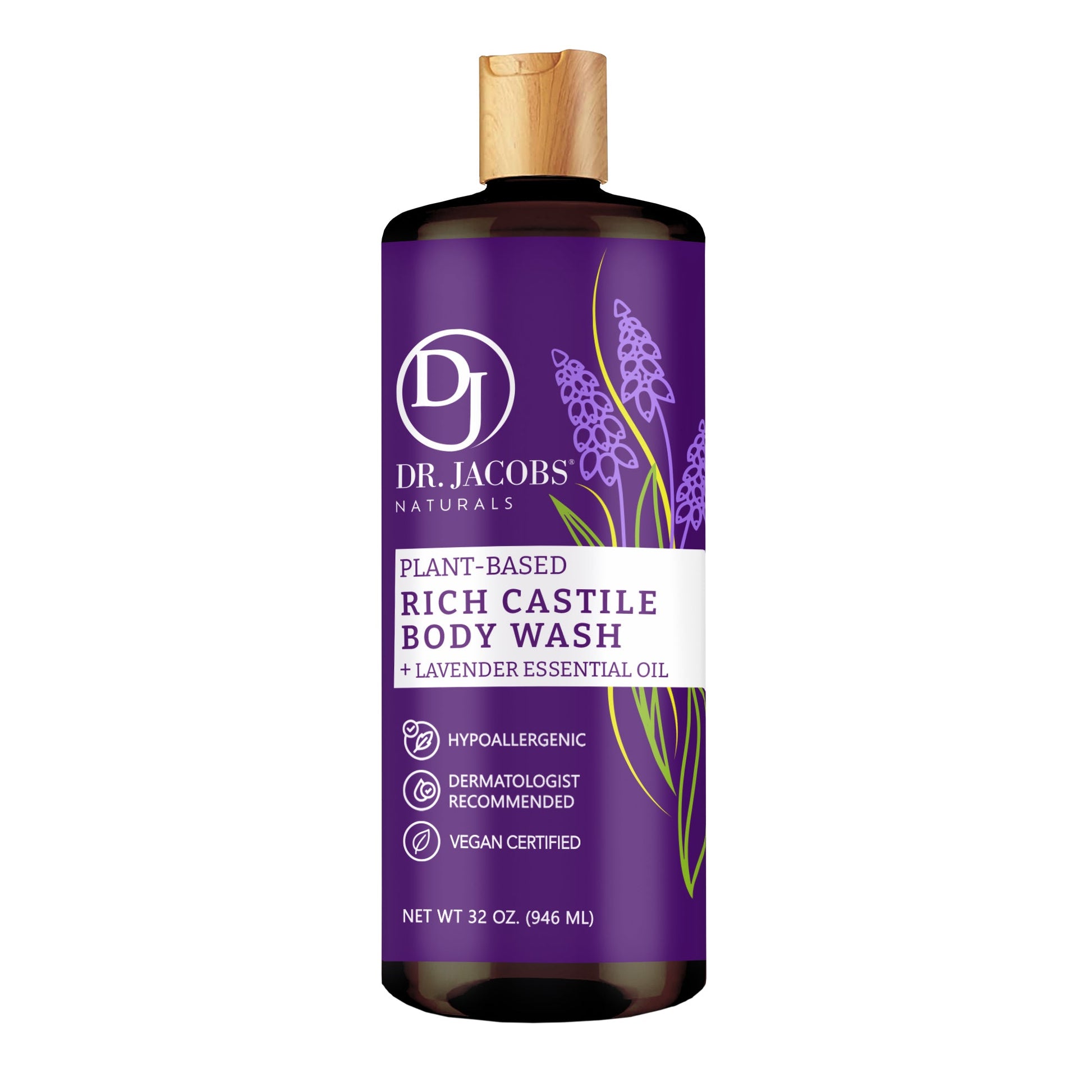 Dr. Jacobs Naturals, Lavender Castile Body Wash