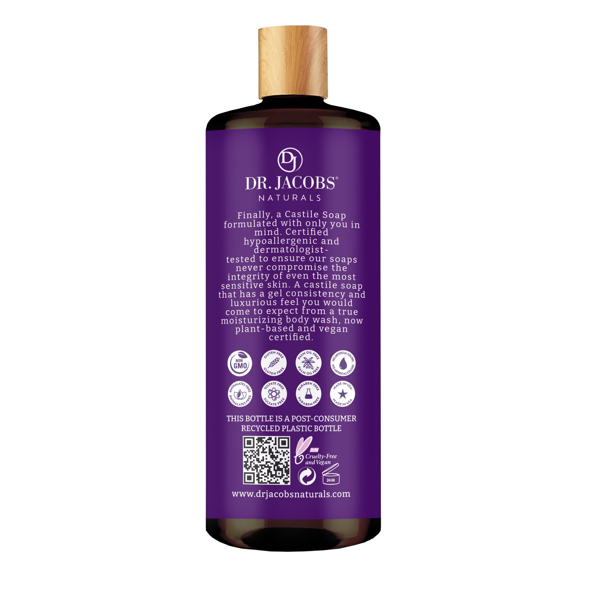Dr. Jacobs Naturals, Lavender Castile Body Wash