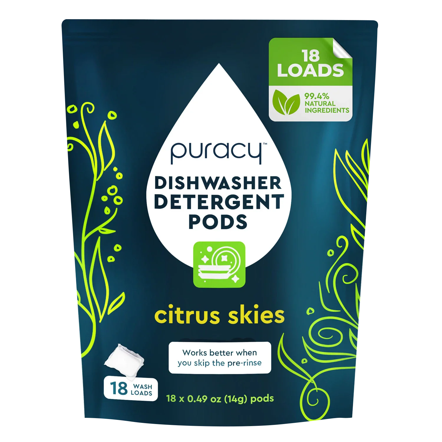 Puracy Dishwasher Detergent Pods