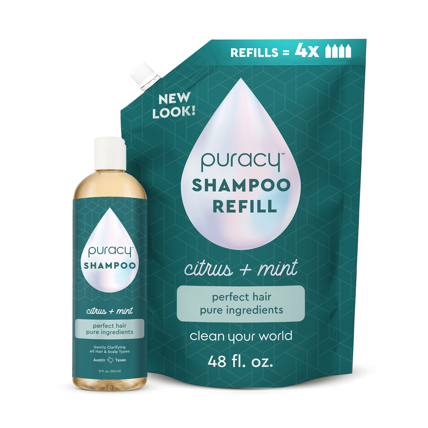 Puracy Shampoo (Sulfate/Paraben/Silicone-Free)