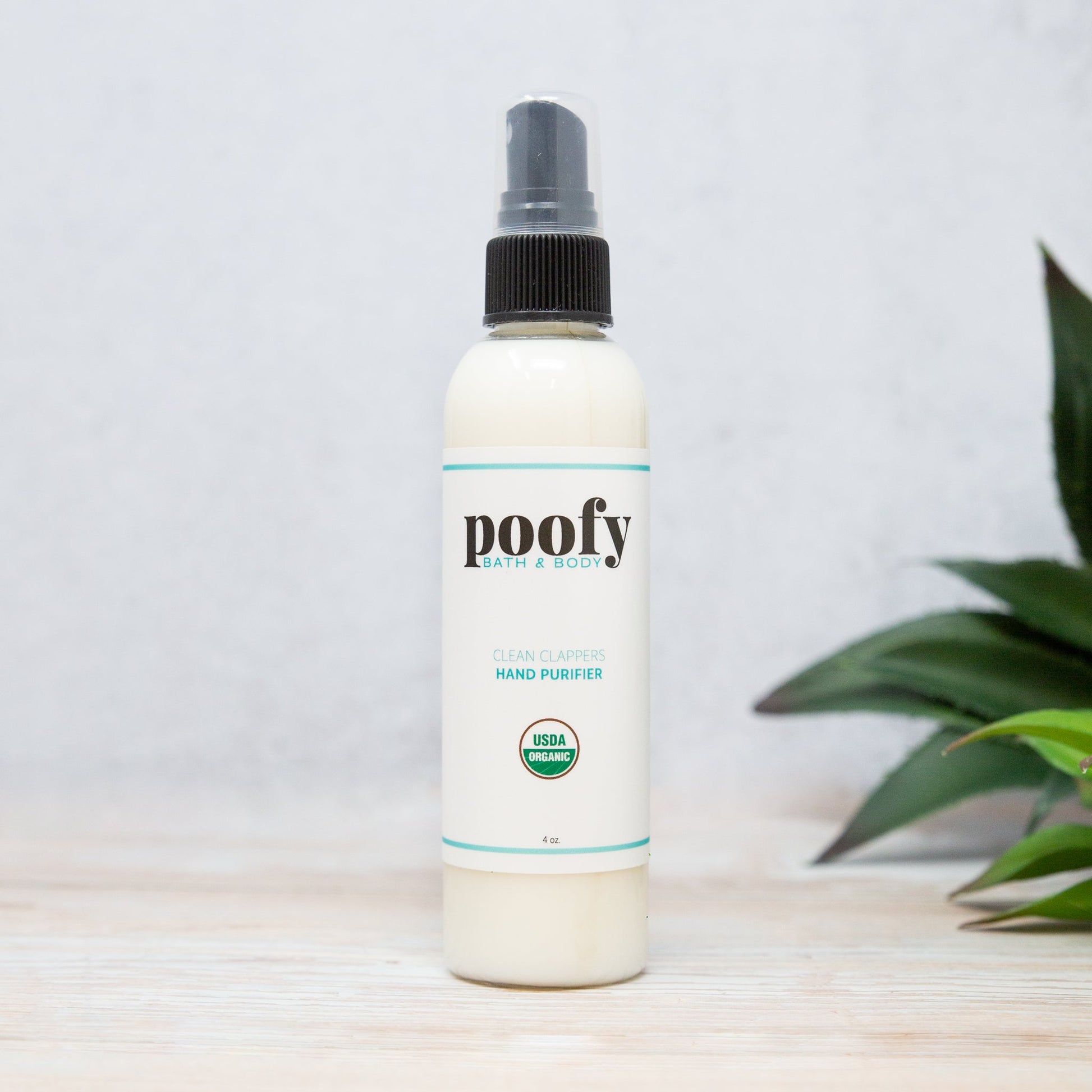 Poofy Organics Clean Clappers Hand Purifier Organic 4oz