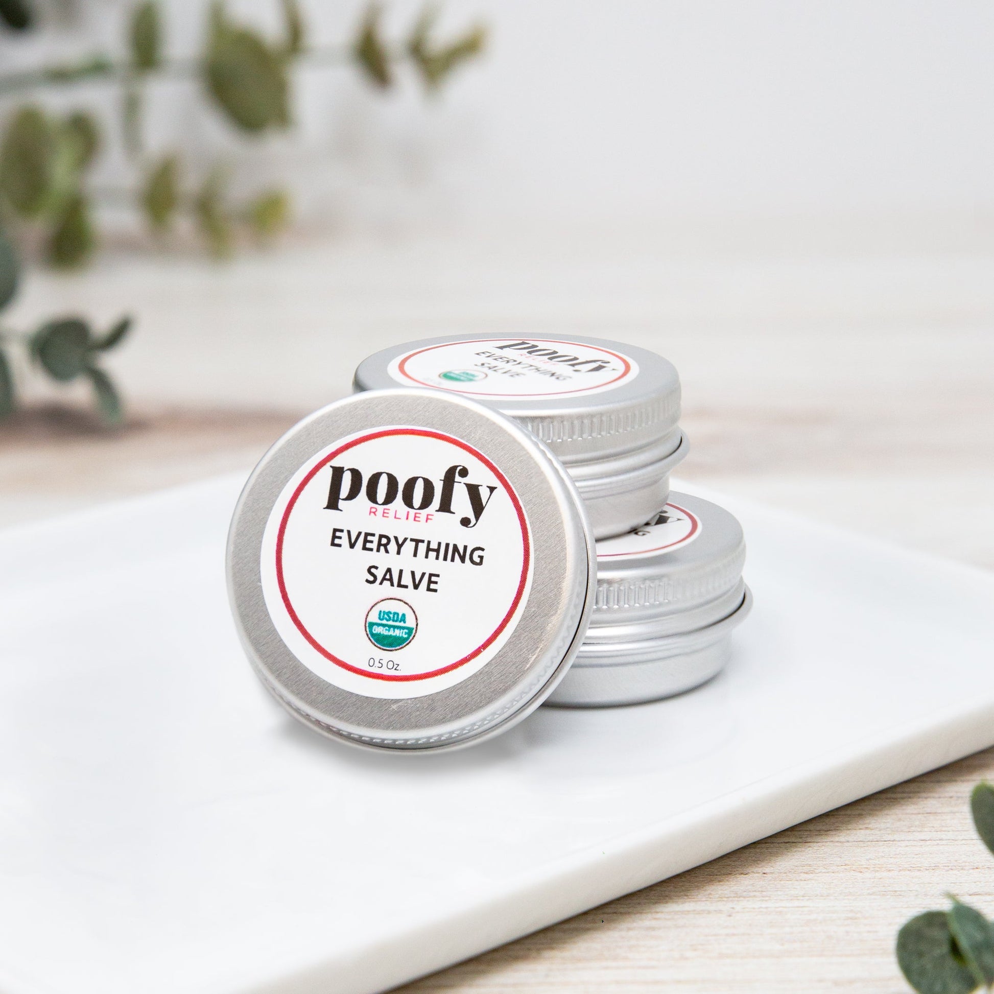 Poofy Organics Everything Salve Organic - Travel Set (3 pk)