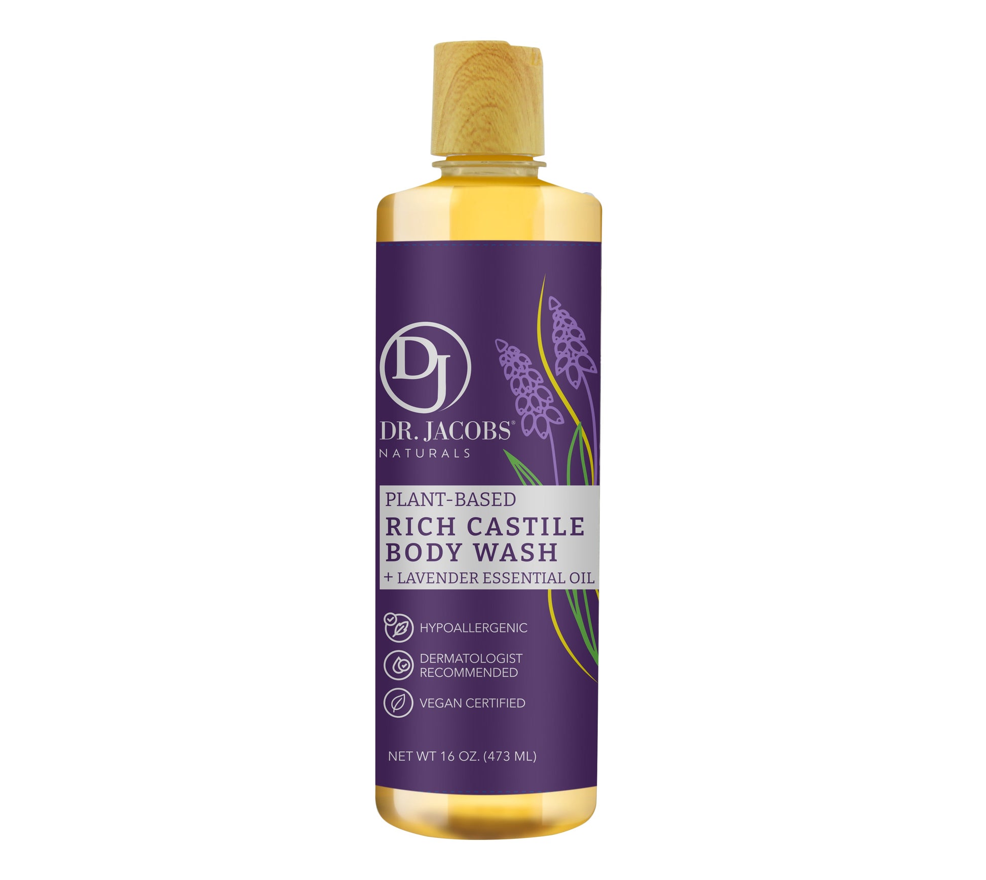 Dr. Jacobs Naturals, Lavender Castile Body Wash