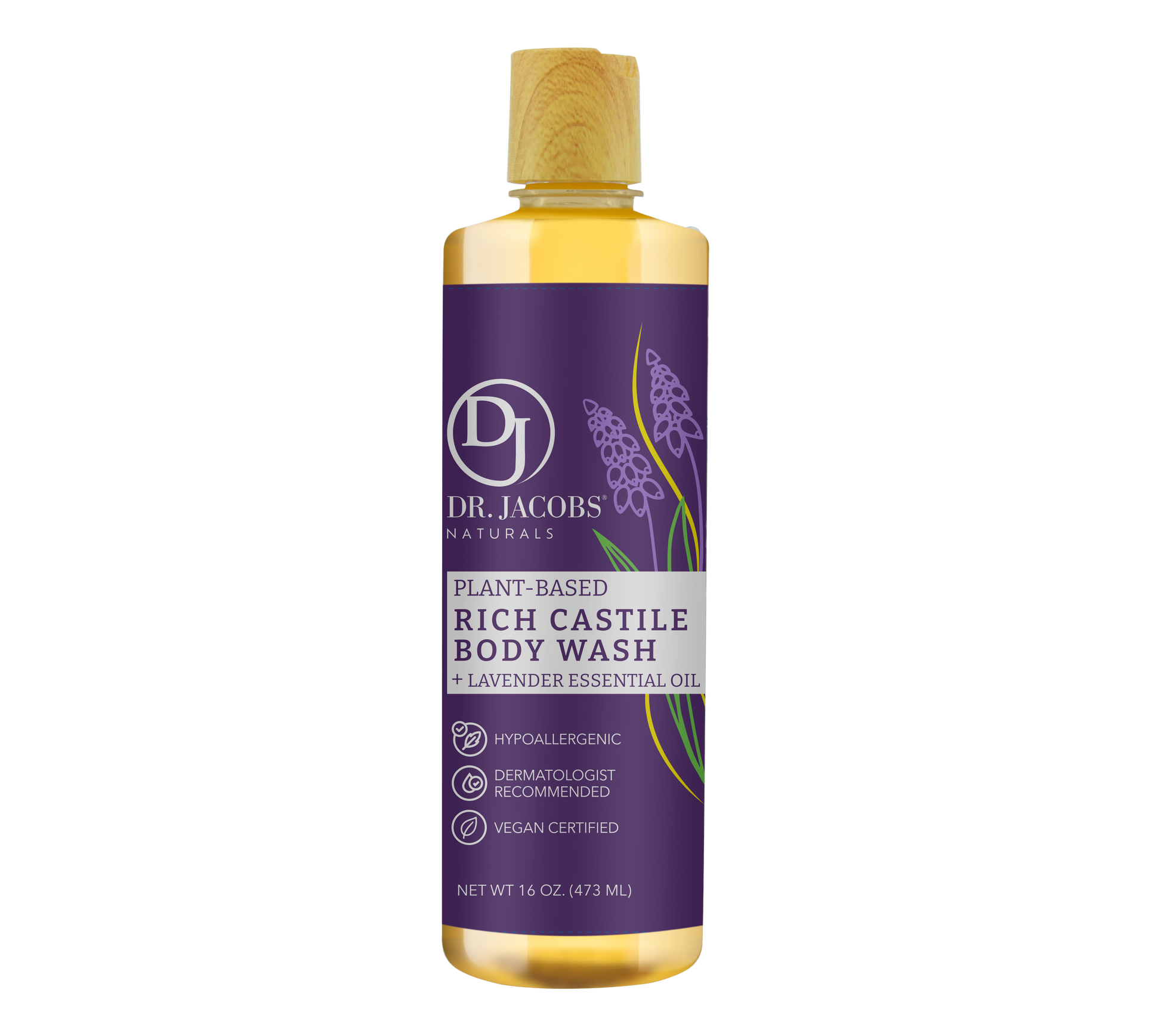 Dr. Jacobs Naturals, Lavender Castile Body Wash