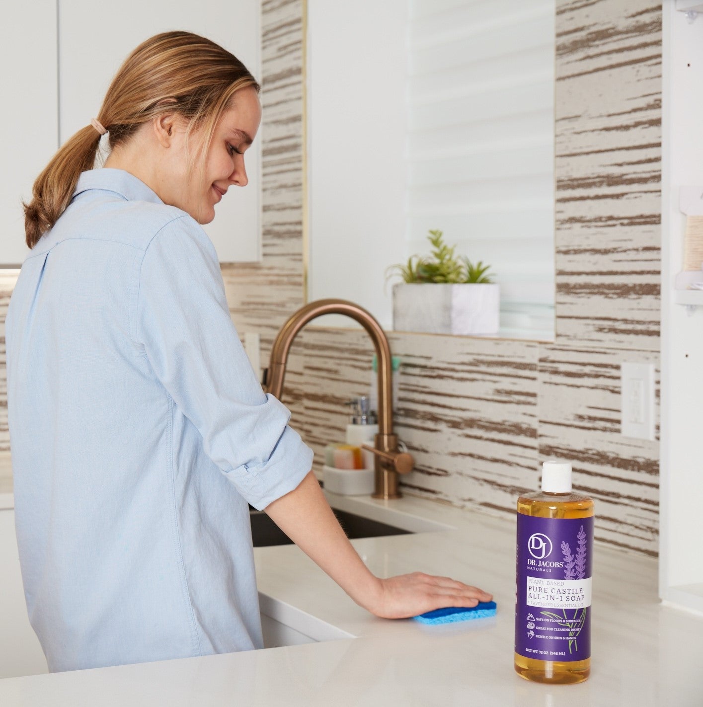 Dr. Jacobs Naturals, Lavender All in 1 Castile Soap - Thin Formula 32 oz