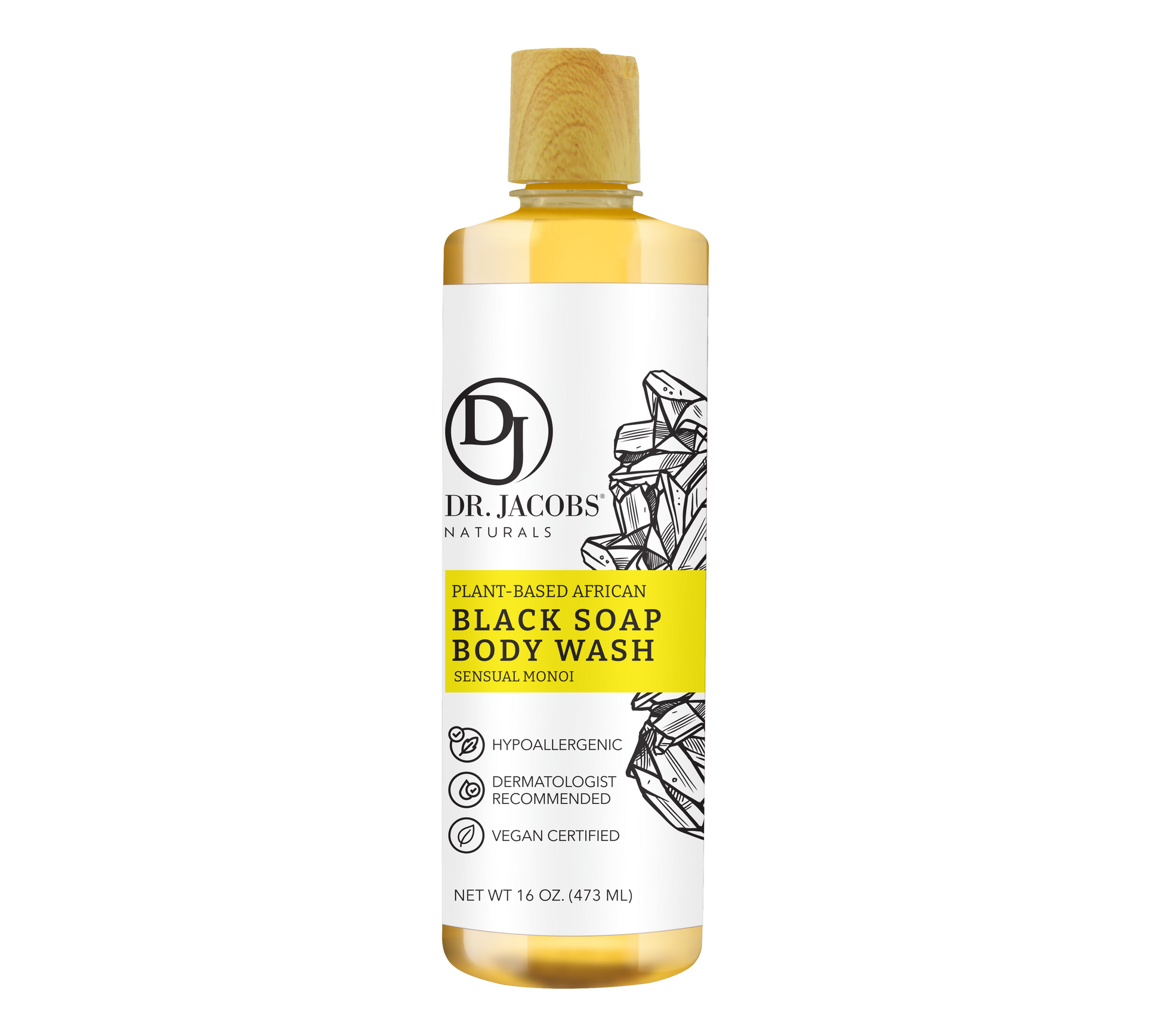 Dr. Jacobs Naturals, Black Soap Monoi