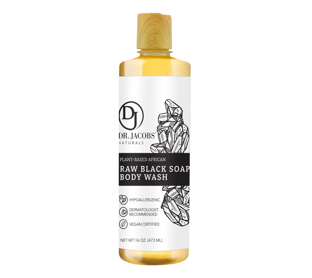 Dr. Jacobs Naturals Raw Black Soap 32oz