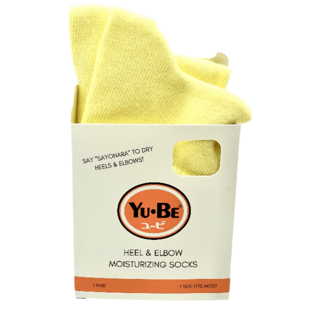 Yu-Be Heel & Elbow Moisturizing Socks