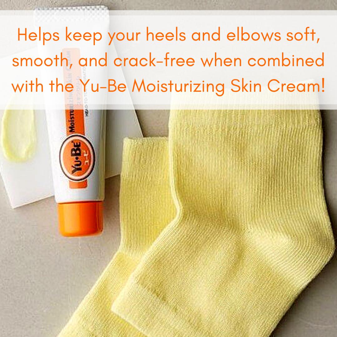 Yu-Be Heel & Elbow Moisturizing Socks