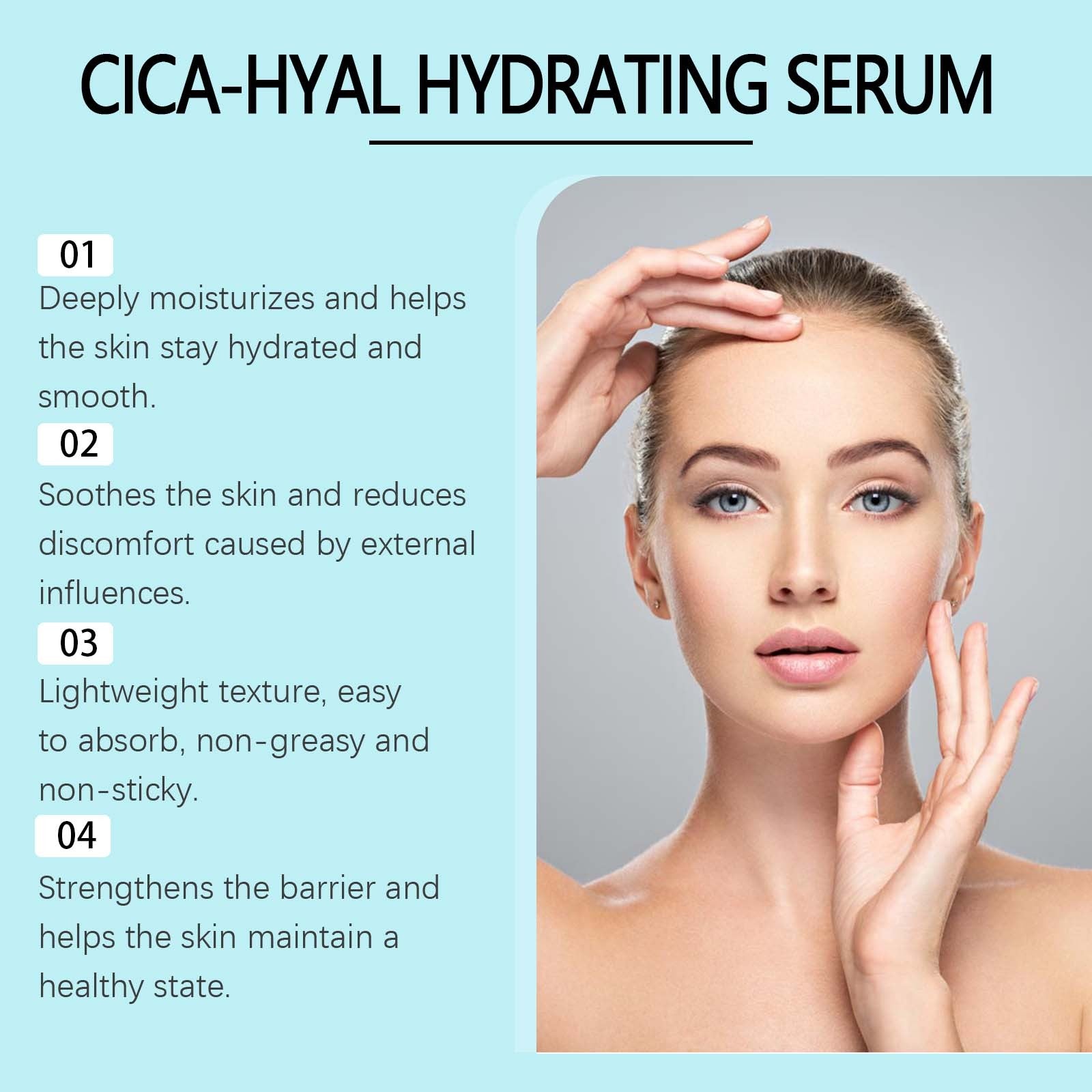 Hoygi Hyaluronic Acid Moisturizing Serum Moisturizes And Soothes The Skin, Long-lasting Moisturizing And Relieves Dryness