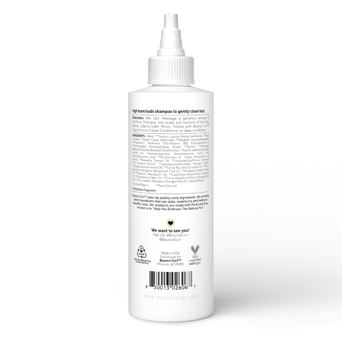 Bounce Curl Gentle Clarifying Shampoo 8oz
