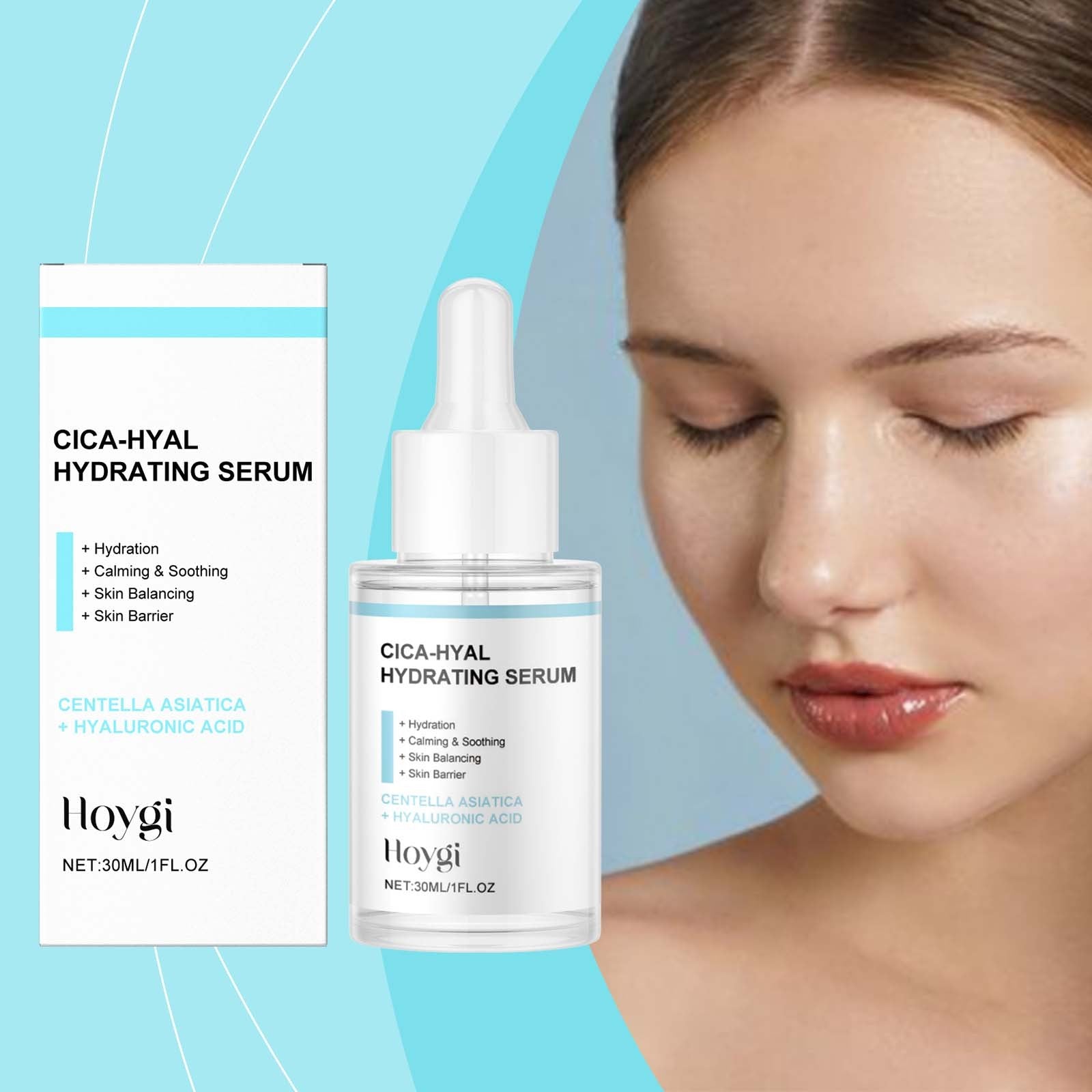 Hoygi Hyaluronic Acid Moisturizing Serum Moisturizes And Soothes The Skin, Long-lasting Moisturizing And Relieves Dryness