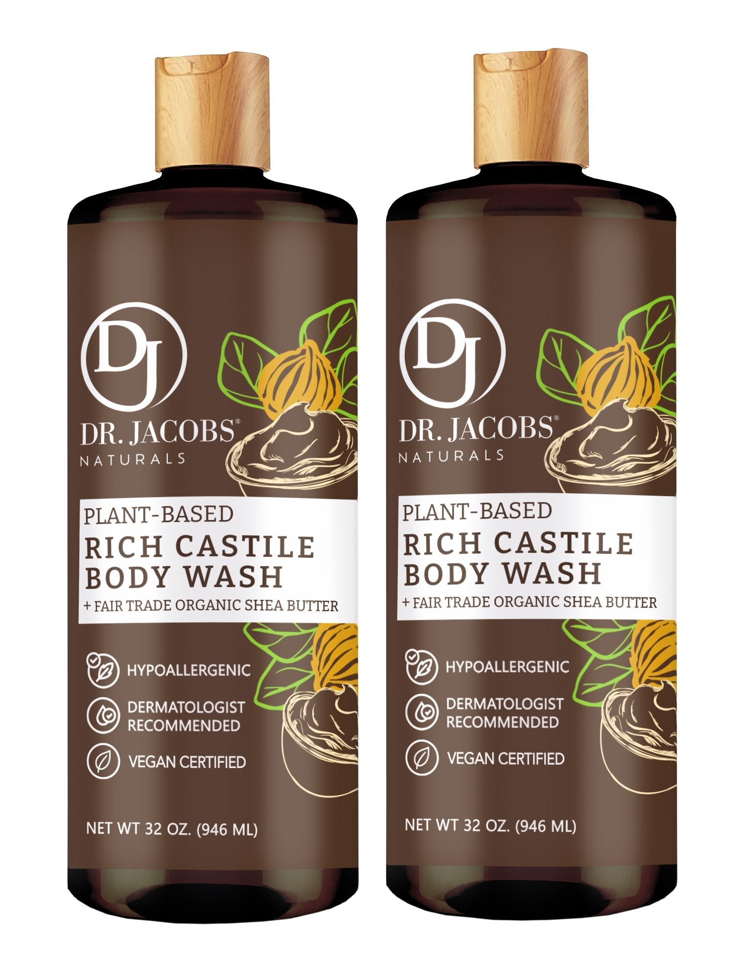 Dr. Jacobs Naturals Shea Butter Castile Body Wash