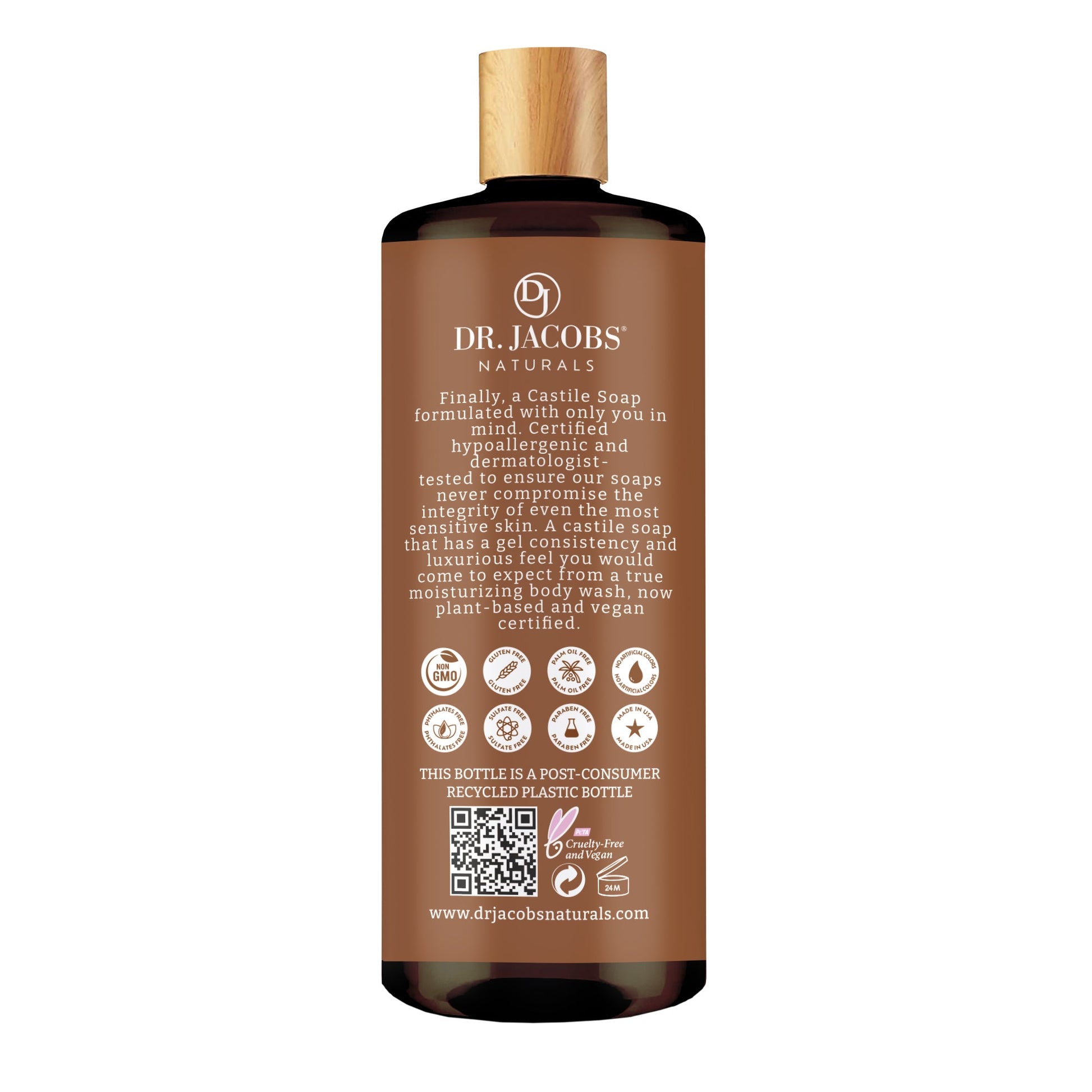 Dr. Jacobs Naturals Sandalwood Castile Body Wash