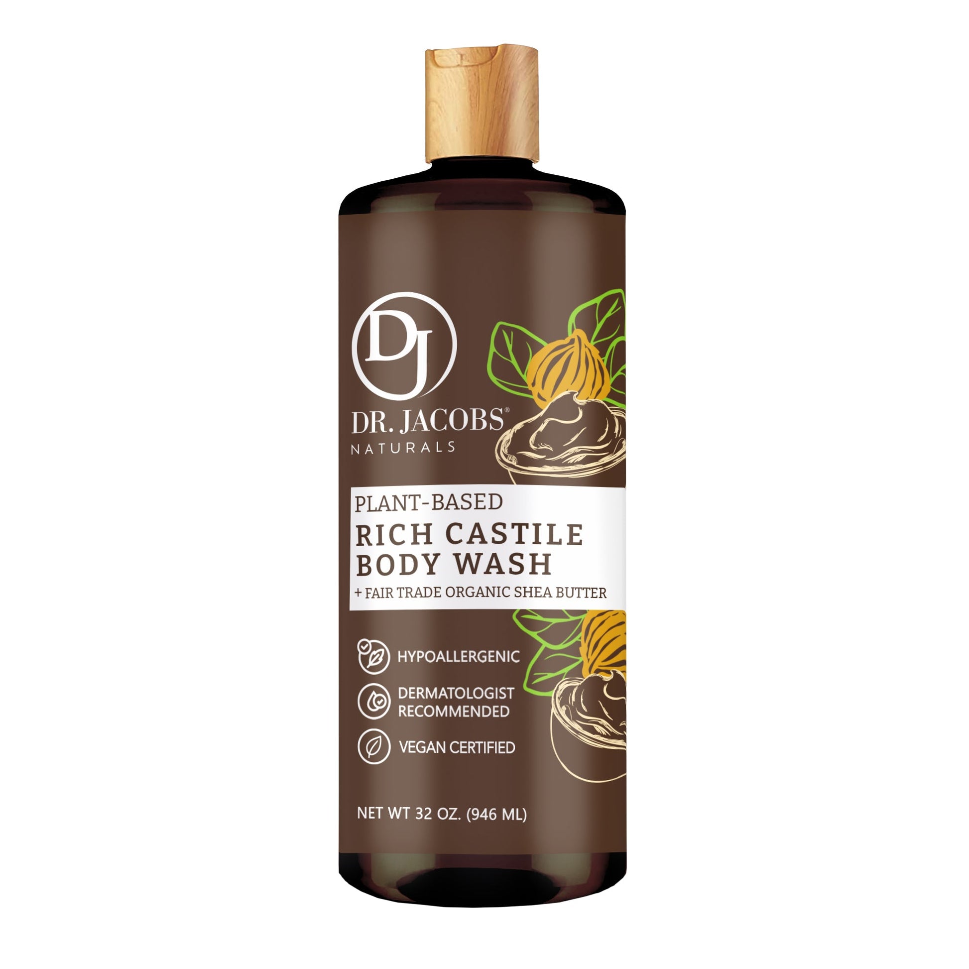Dr. Jacobs Naturals Shea Butter Castile Body Wash