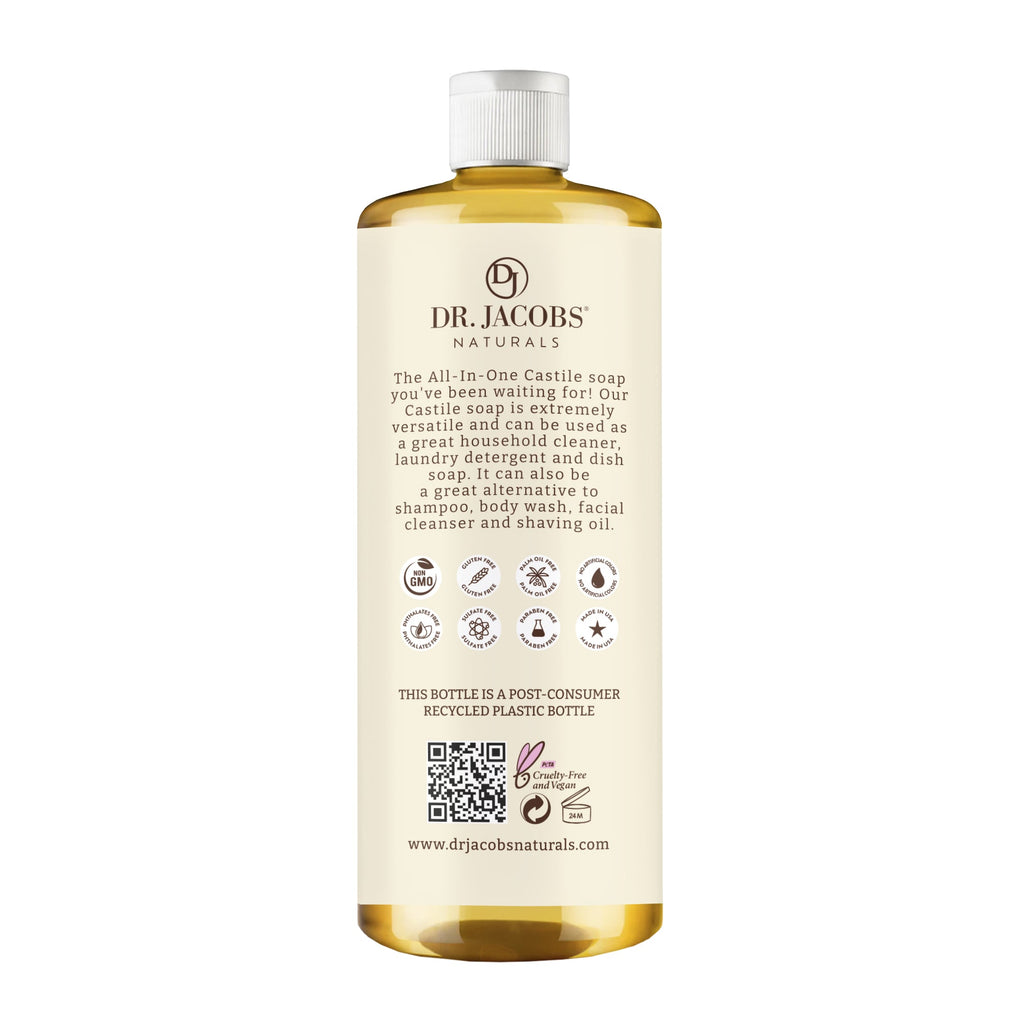 Dr. Jacobs Naturals, Almond All in 1 Castile Soap - Thin Formula