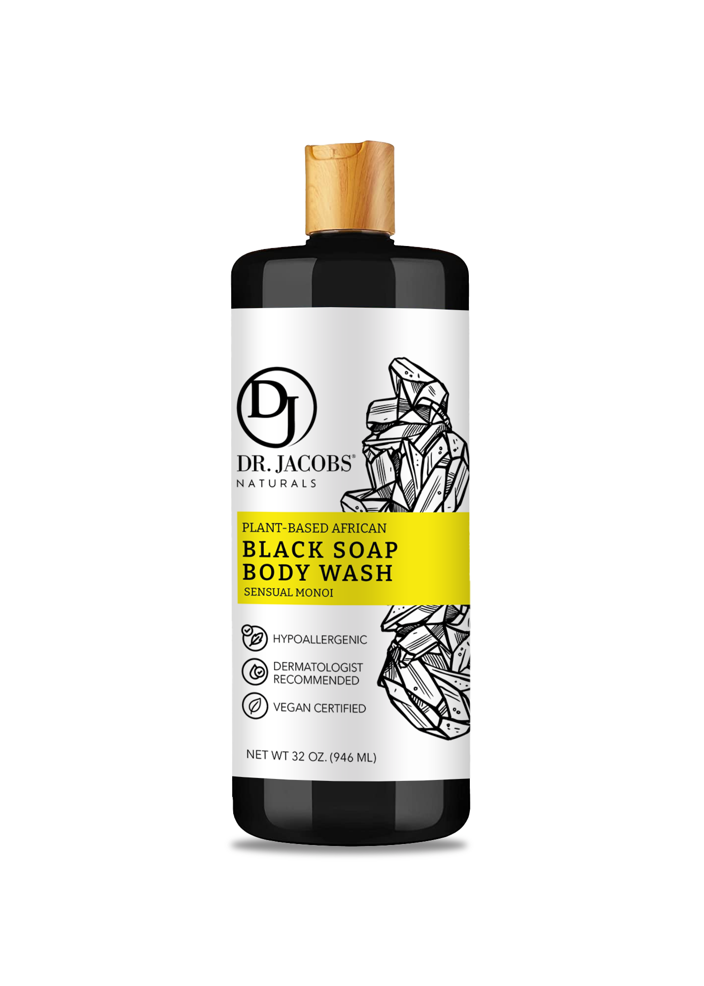Dr. Jacobs Naturals, Black Soap Monoi