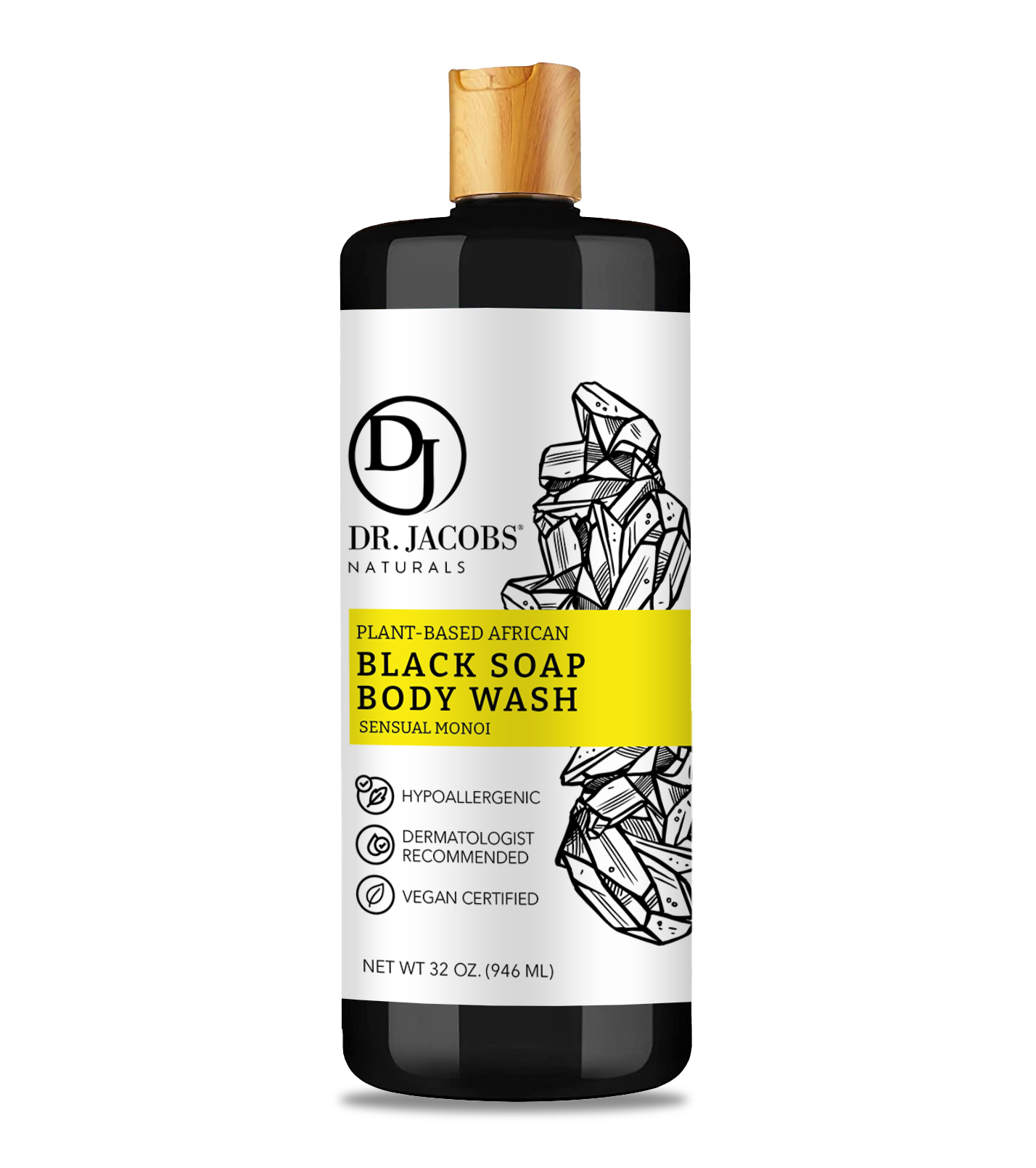 Dr. Jacobs Naturals, Black Soap Monoi