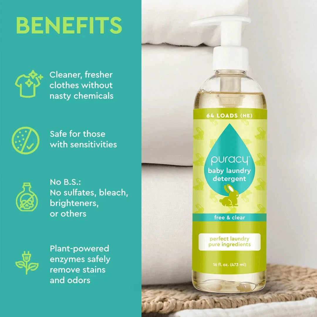 Puracy Baby Laundry Detergent 16oz
