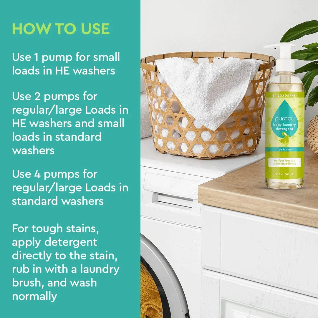 Puracy Baby Laundry Detergent 16oz