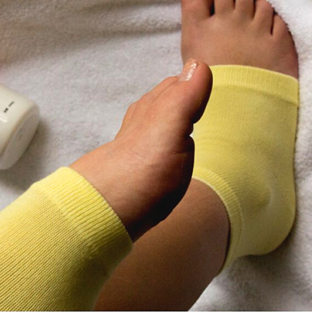 Yu-Be Heel & Elbow Moisturizing Socks