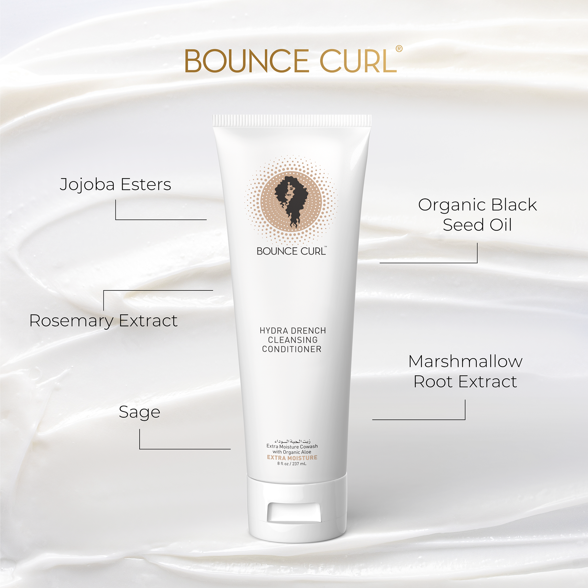 Bounce Curl Hydra Drench Cleansing Conditioner 8oz