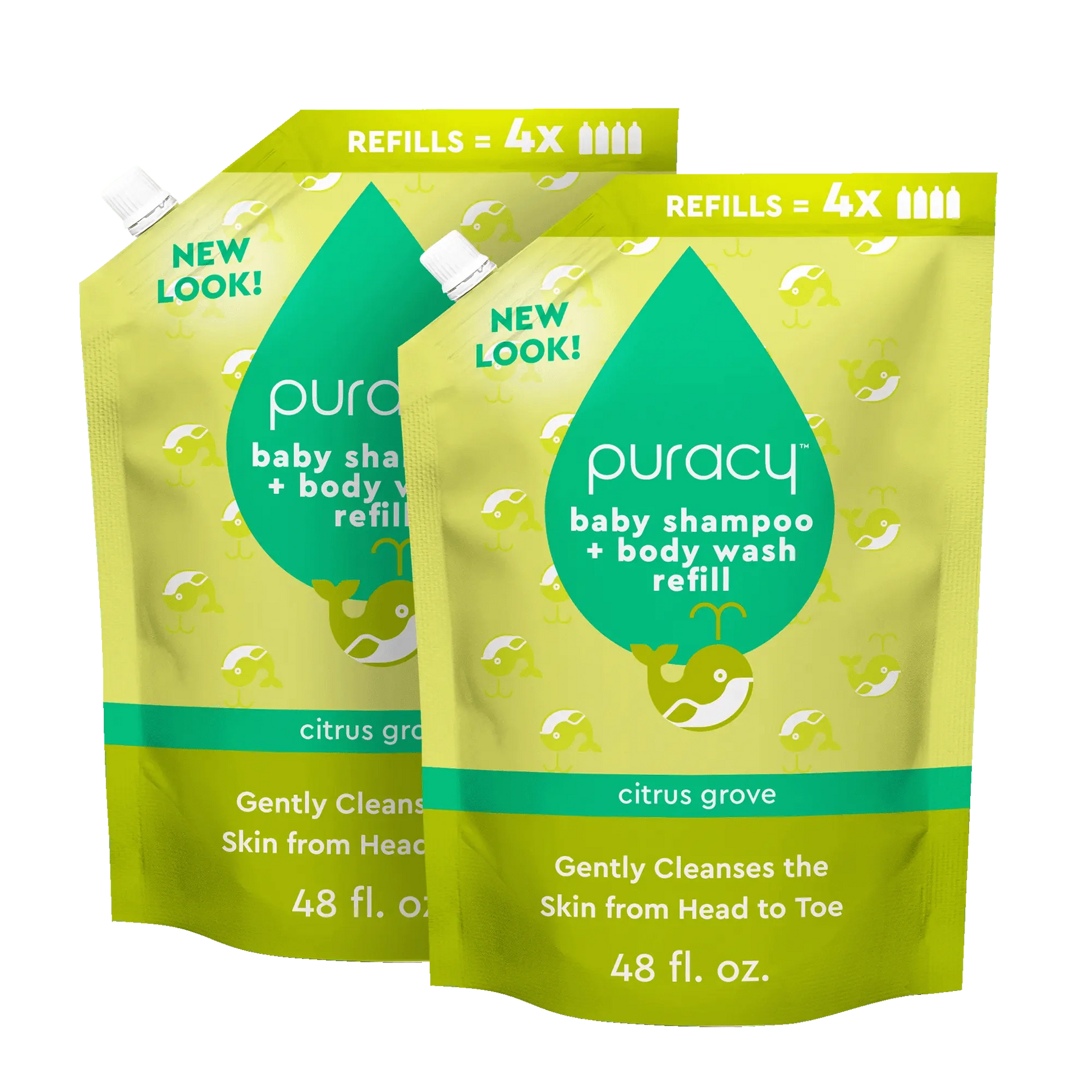 Puracy Baby Shampoo & Body Wash (Tear-Free)