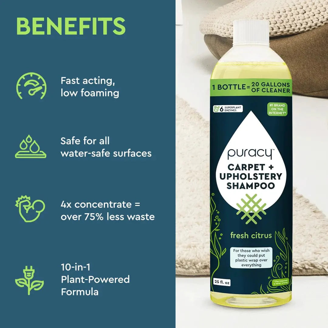 Puracy Carpet & Upholstery Shampoo 25oz