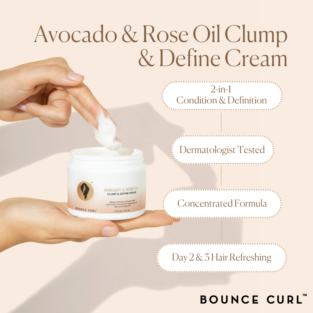 Bounce Curl Avocado & Rose Oil Clump & Define Cream 6oz