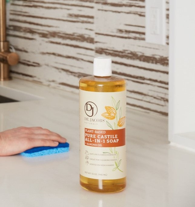 Dr. Jacobs Naturals, Almond All in 1 Castile Soap - Thin Formula