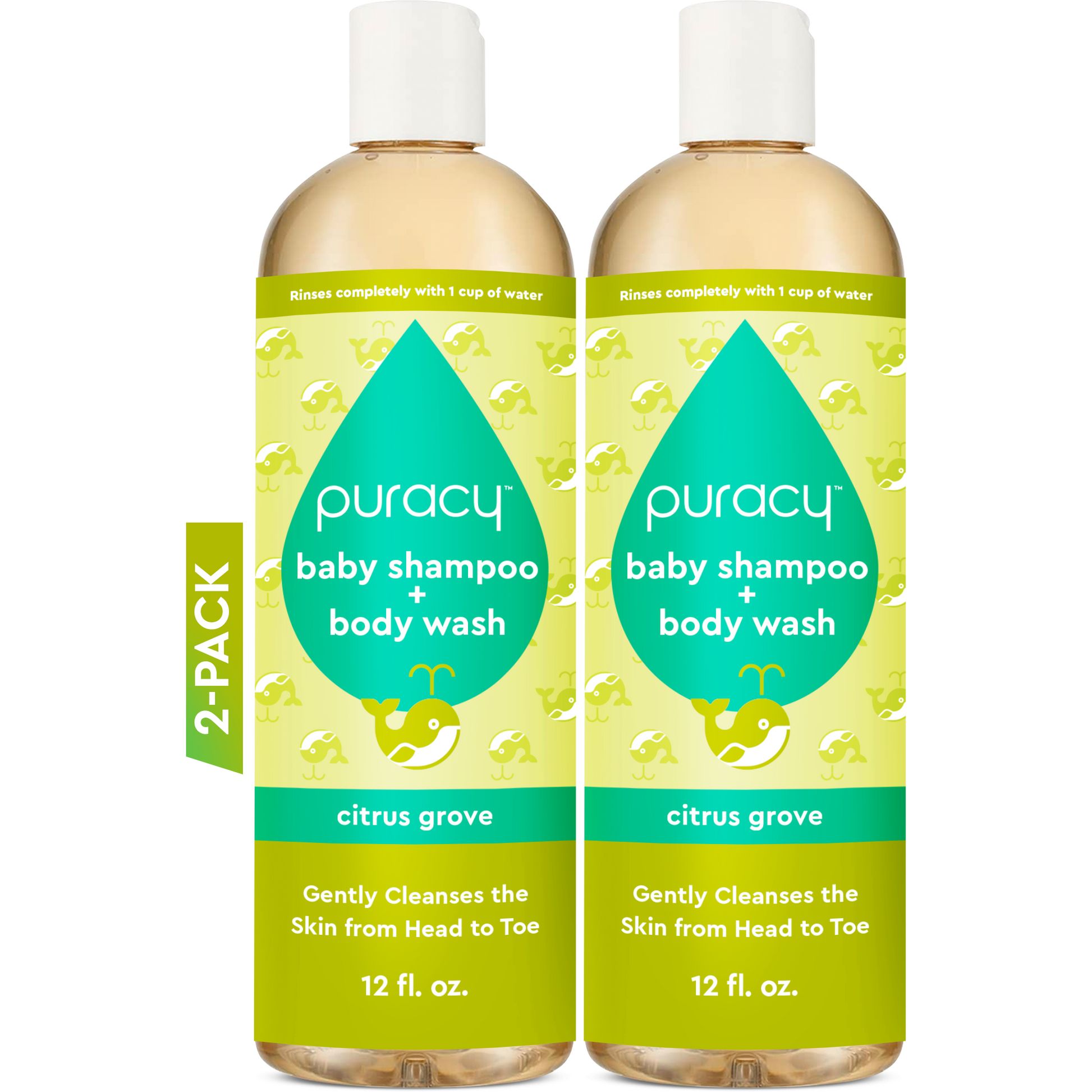 Puracy Baby Shampoo & Body Wash (Tear-Free)