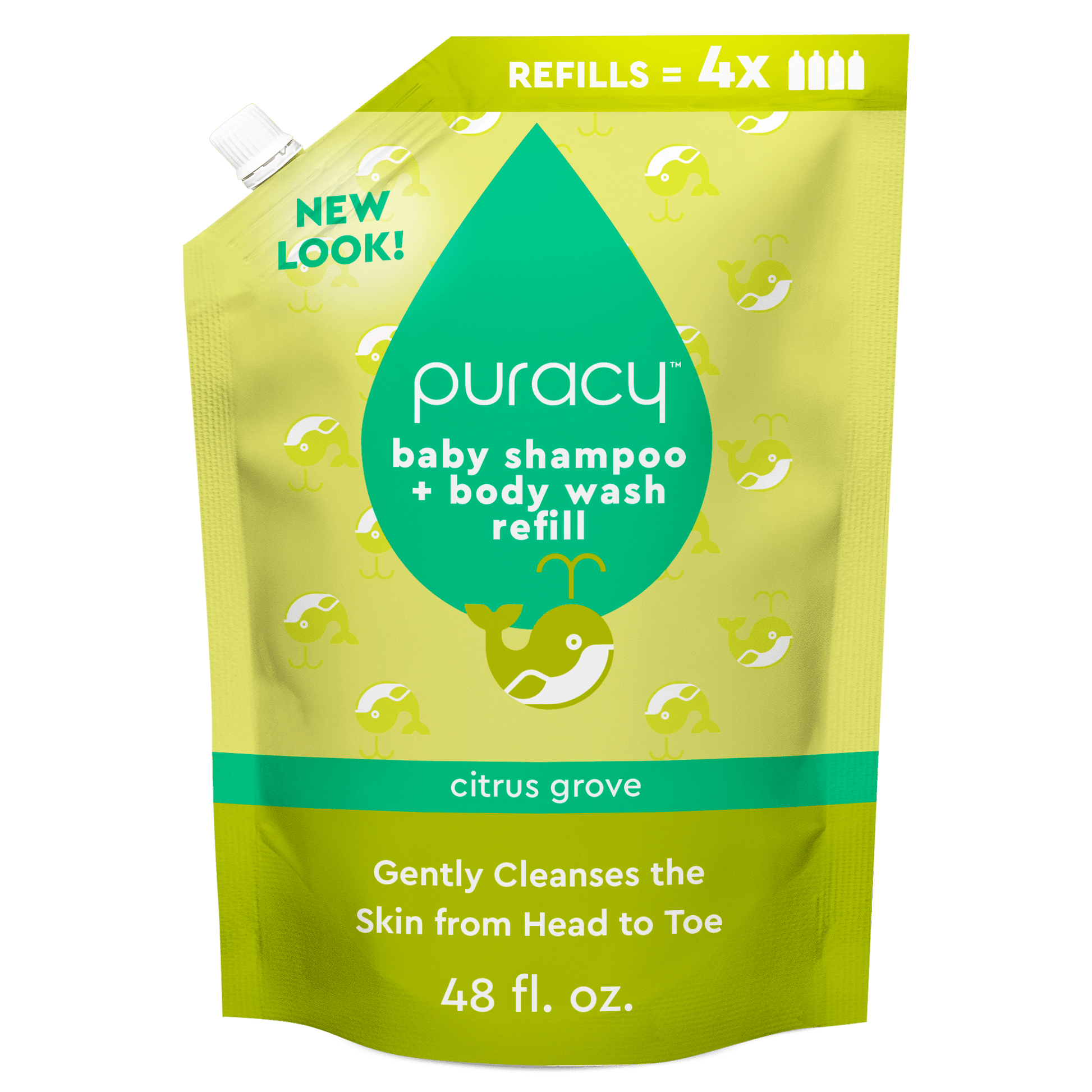 Puracy Baby Shampoo & Body Wash (Tear-Free)