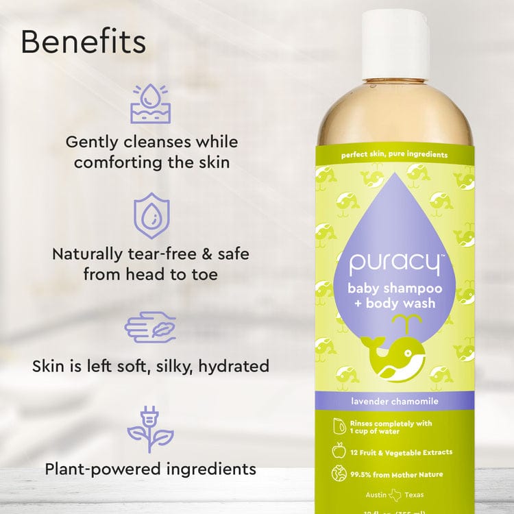 Puracy Baby Shampoo & Body Wash (Tear-Free)