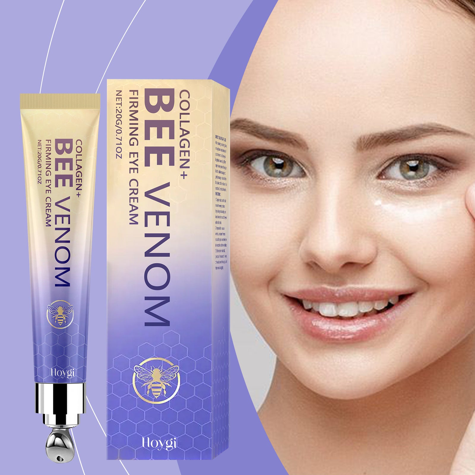 Hoygi Bee Venom Eye Cream Effectively Moisturizes The Skin Around The Eyes, Daily Care, Radiant Skincare, And Eye Cream