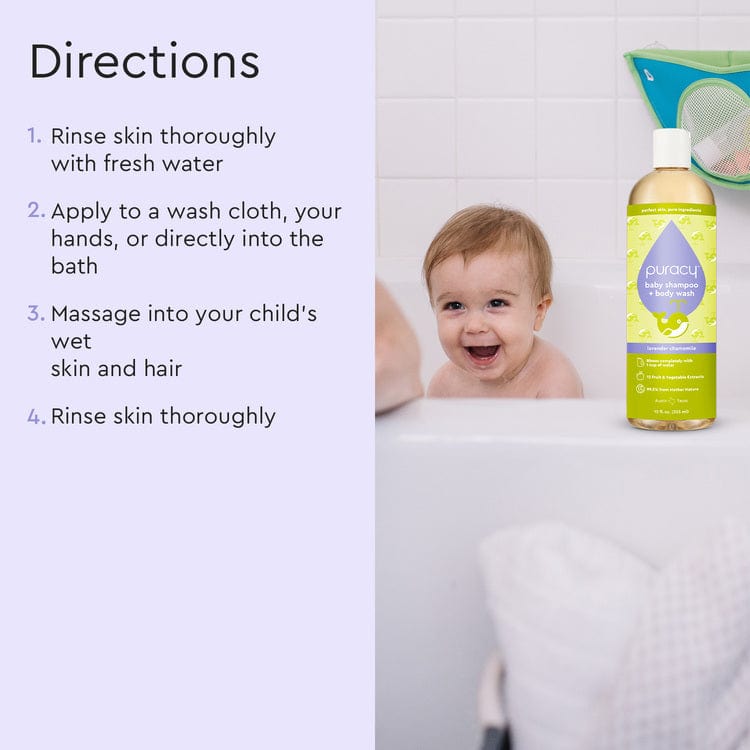 Puracy Baby Shampoo & Body Wash (Tear-Free)