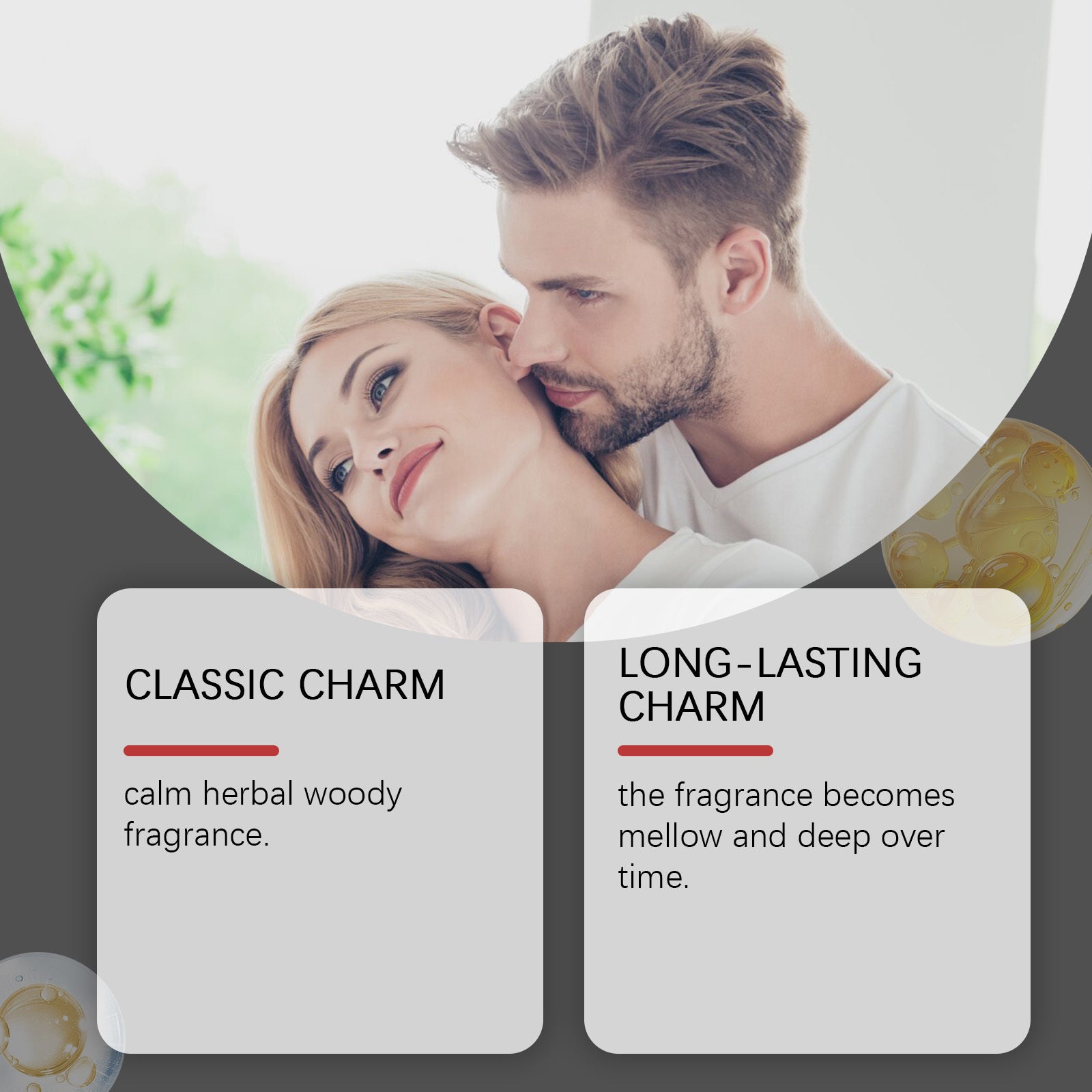 Roxelis Sandalwood Cologne Romance Perfume Unleashes The Charm Of The Couple's Niche Atmosphere, The Fragrance Is Fresh And Long-lasting, And The Fragrance Is Portable