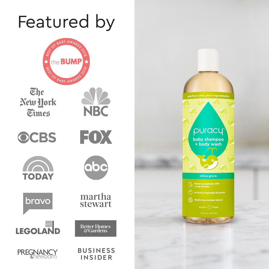 Puracy Baby Shampoo & Body Wash (Tear-Free)
