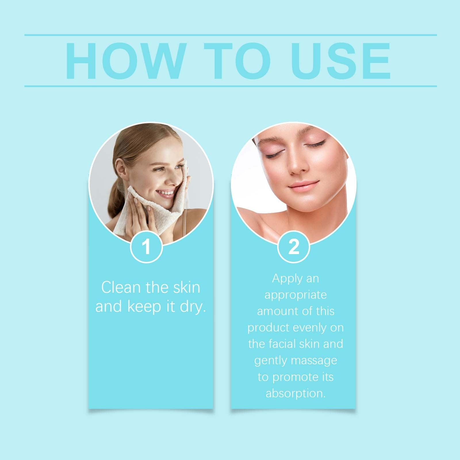 Hoygi Hyaluronic Acid Moisturizing Serum Moisturizes And Soothes The Skin, Long-lasting Moisturizing And Relieves Dryness