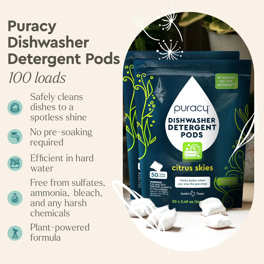 Puracy Dishwasher Detergent Pods