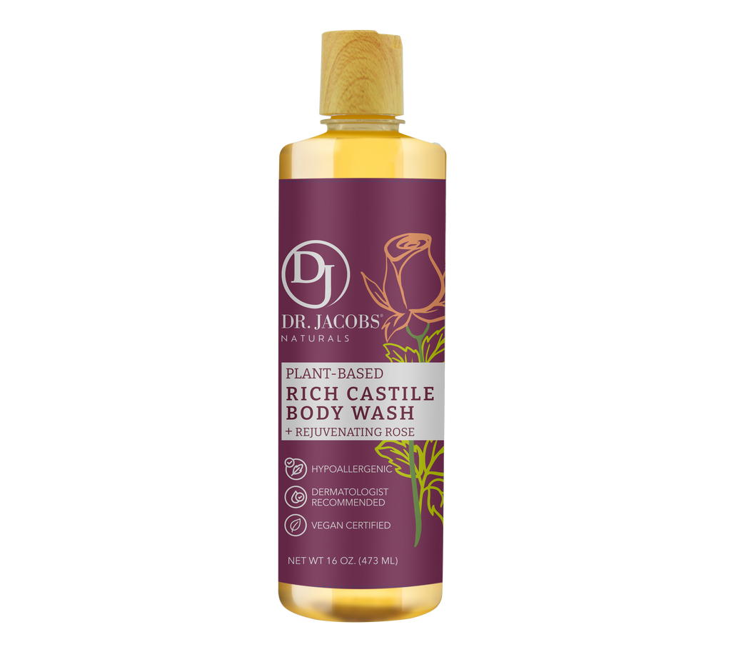 Dr. Jacobs Naturals Rose Castile Body Wash