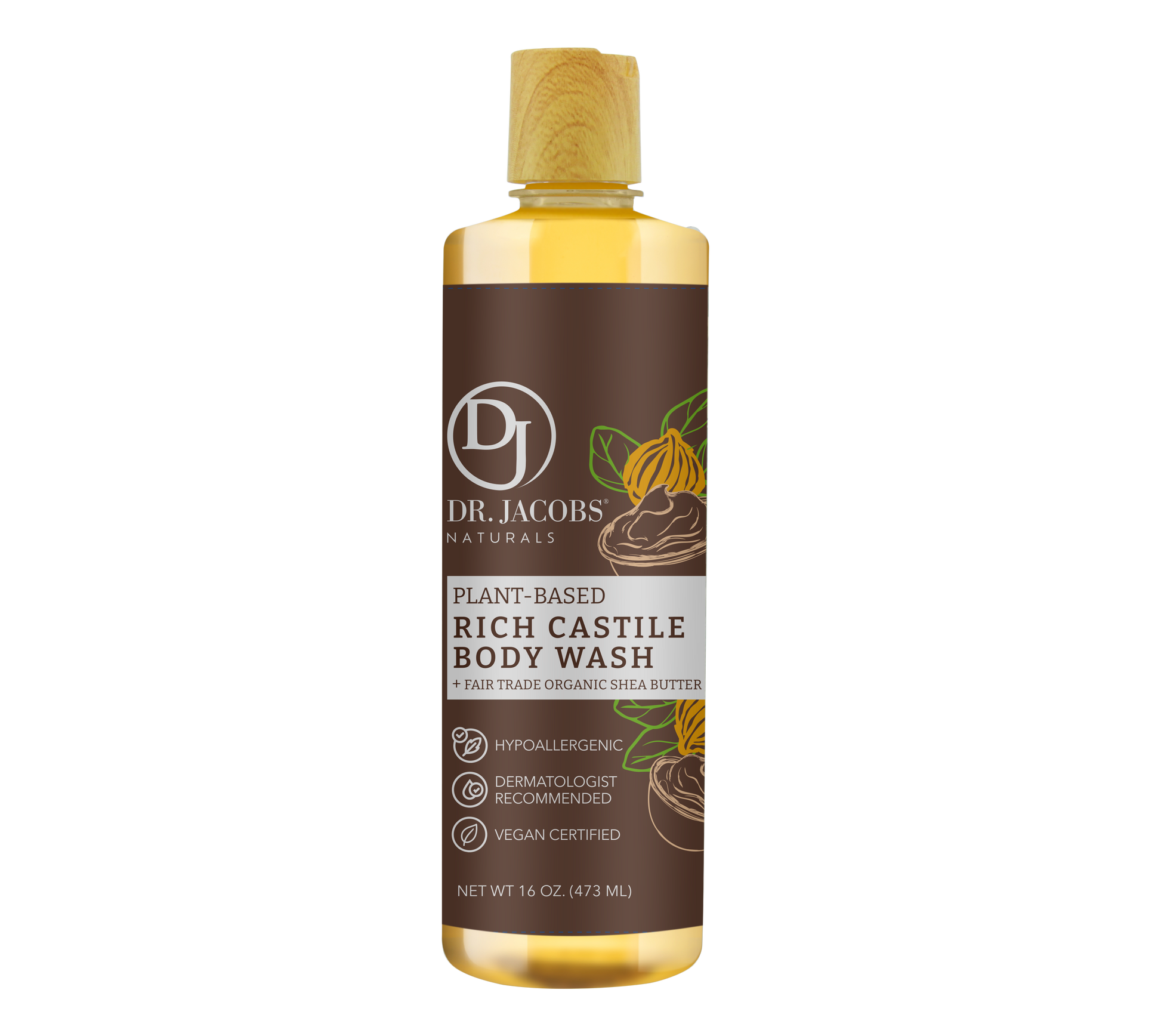 Dr. Jacobs Naturals Shea Butter Castile Body Wash