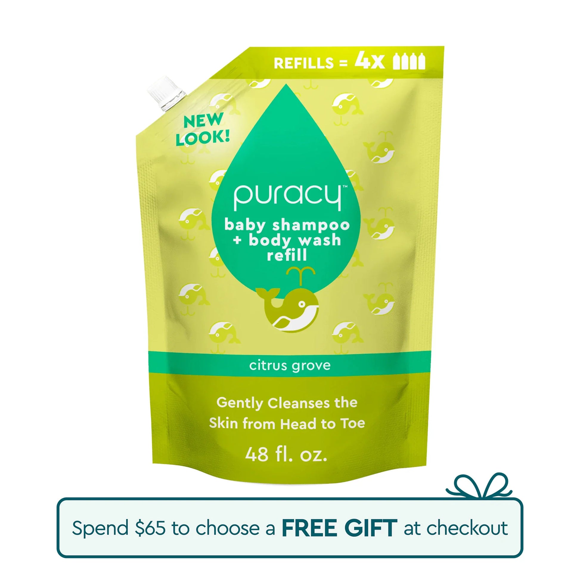 Puracy Baby Shampoo & Body Wash (Tear-Free)