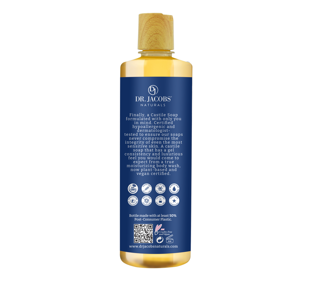Dr. Jacobs Naturals Peppermint Castile Body Wash
