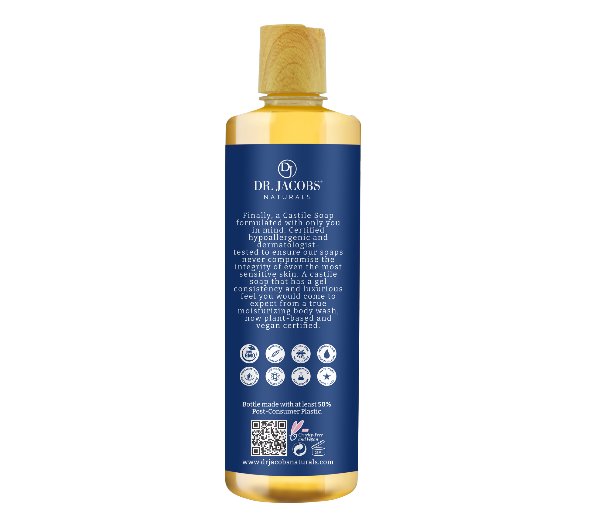 Dr. Jacobs Naturals Peppermint Castile Body Wash
