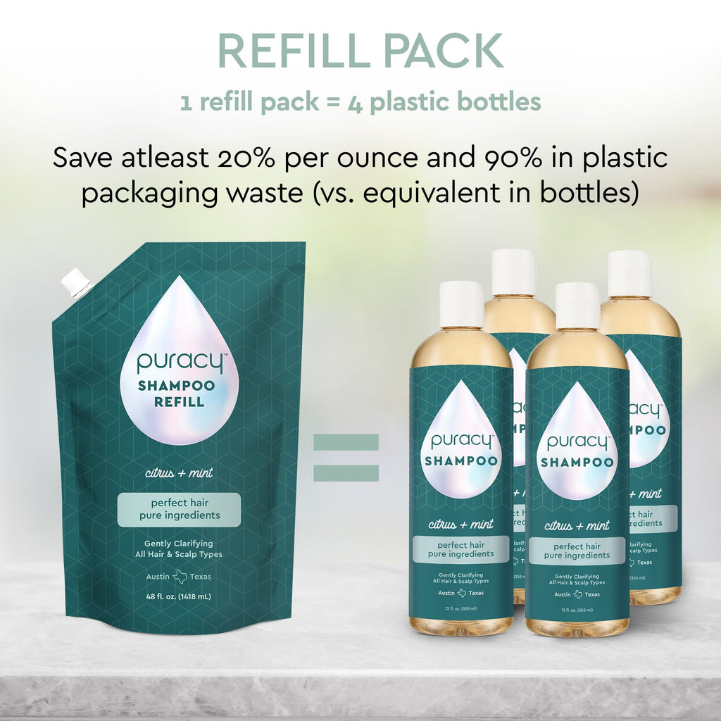 Puracy Shampoo (Sulfate/Paraben/Silicone-Free)