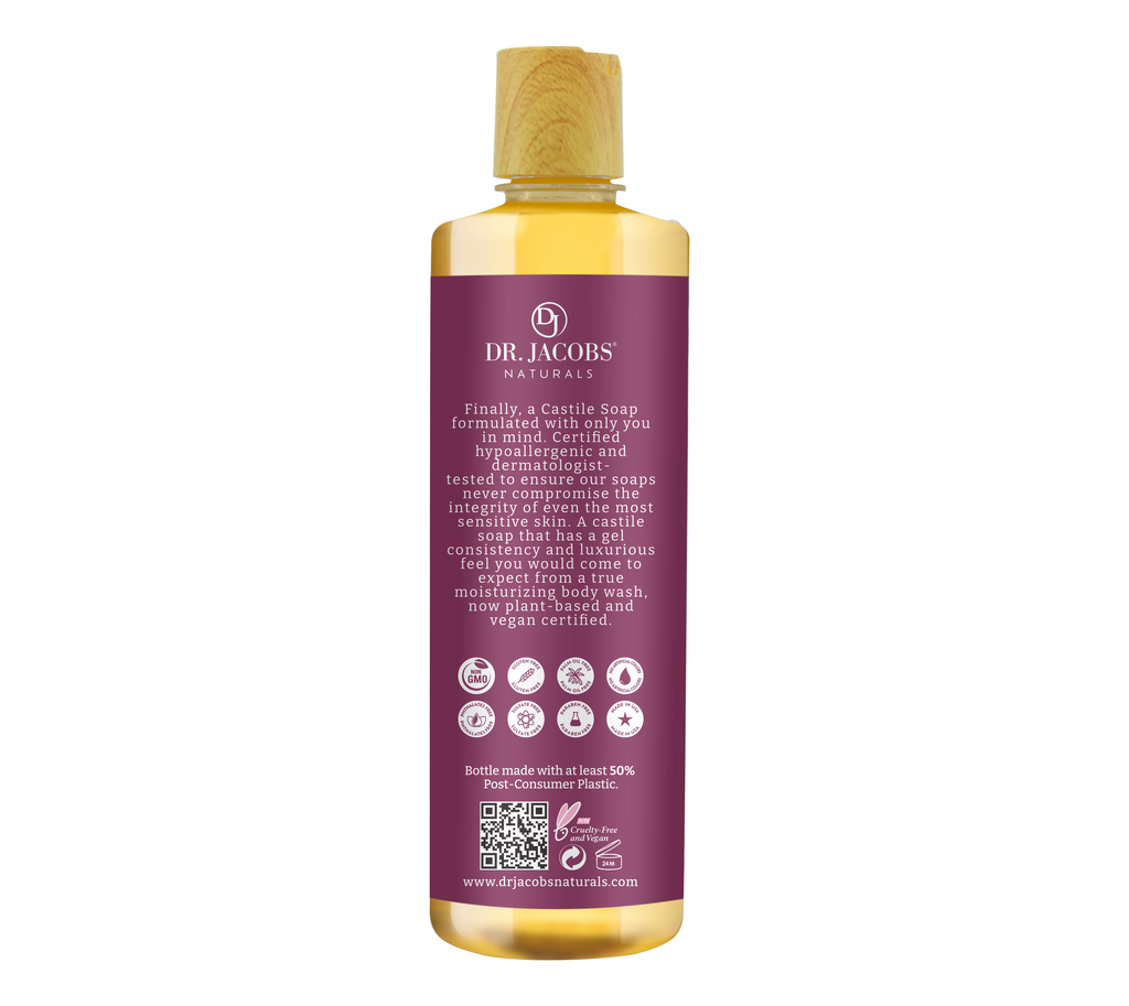 Dr. Jacobs Naturals Rose Castile Body Wash