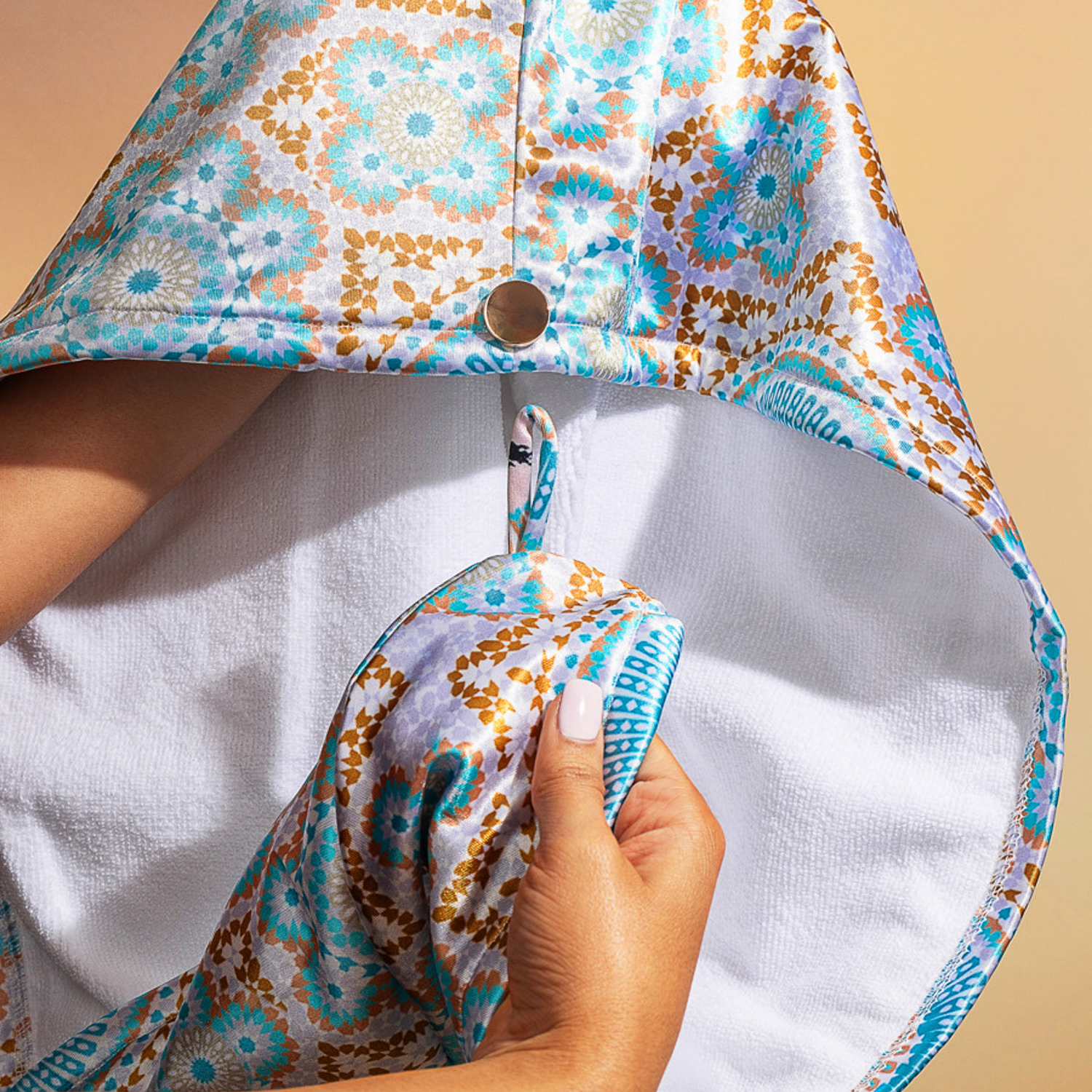 Bounce Curl Satin Microfiber Turban