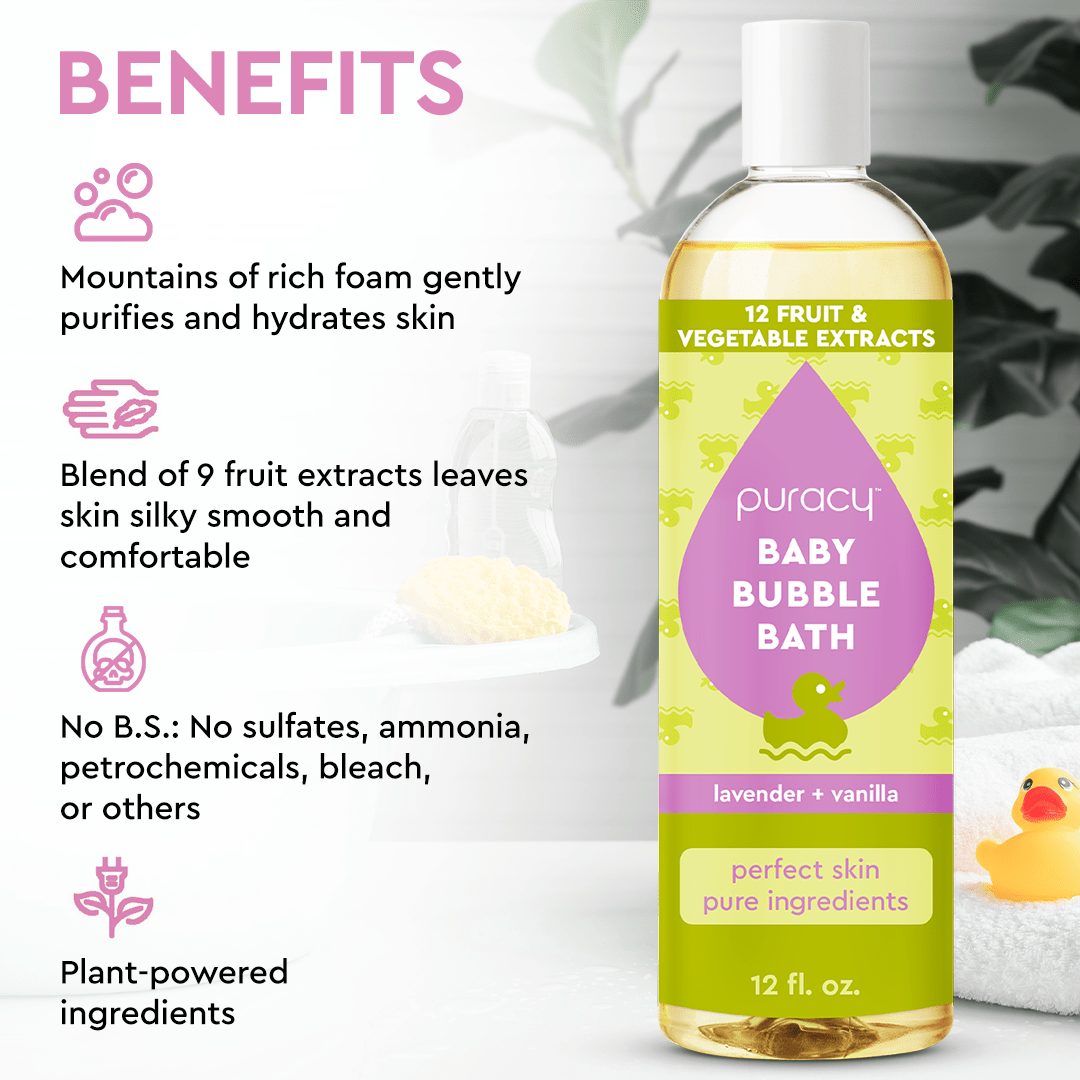 Puracy Baby Bubble Bath (Hypoallergenic)